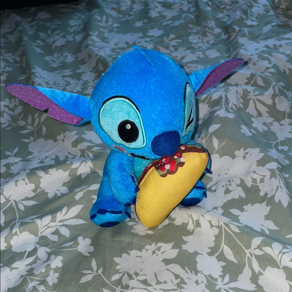 Small Stitch Plush Toy with Taco